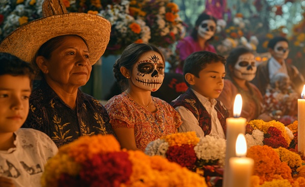 La fête des morts à Playa del Carmen